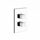 Gessi Rettangolo 09269+20182 Thermostat-Brausebatterie für die Wandmontage | Edilceram Design
