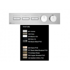 Gessi Hi-Fi Linear 63014 Thermostat-Brausebatterie für die Wandmontage | Edilceram Design