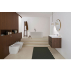 Keramik-Waschtisch für die Wandmontage / Unterputz GSI Ceramica Norm 8634111 | Edilceram Design