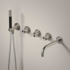 Stahl-Wandbadewannenset + Einbauteil Hotbath Archie AR7072+HBCB7072 | Edilceram Design