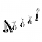 Freistehendes Duschset Stella 130 3256TR308 | Edilceram Design