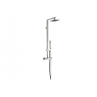 Gessi Rettangolo 23447 Wandmontierte Thermostat-Brausebatterie mit Kopf- und Handbrause | Edilceram Design