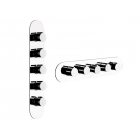 Gessi Tondo Wellness 43068 Thermostat-Brausebatterie für die Wandmontage | Edilceram Design