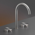 Cea Design Giotto GIO 17 3-Loch-Arbeitsplattenbatterie mit schwenkbarem Auslauf | Edilceram Design