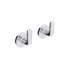 Paar verchromte Kleiderhaken Lineabeta Sbecà 61107.29.00 | Edilceram Design