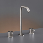 CEA Milo360 MIL79 Waschtisch-Dreilochbatterie mit schwenkbarem Auslauf | Edilceram Design