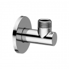 Wassersteckdose 1/2" mit verchromter Stabrosette Paffoni ZACC205CR | Edilceram Design