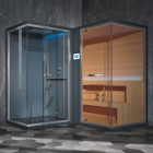 Hammam + Dusche + Sauna Hafro Ethos L SEL40011 | Edilceram Design