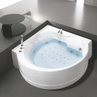 Freistehende Whirlpool-Badewanne Hafro Igloo 2IGA1N8 | Edilceram Design