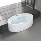 Freistehende Whirlpool-Badewanne Hafro Zaphiro 2ZHA1N8 | Edilceram Design