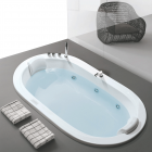 Eingebaute Whirlpool-Wanne Hafro Oasy 2OAA1N8 | Edilceram Design