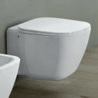 Randlose wandhängende Toilette mit Befestigung Rak One | Edilceram Design