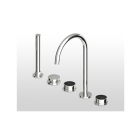 Zucchetti Savoir ZSA483 Wanneneinlaufbatterie mit Handbrause | Edilceram Design