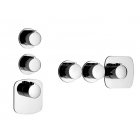 Gessi Tondo Wellness 43234 Thermostat-Brausebatterie für die Wandmontage | Edilceram Design