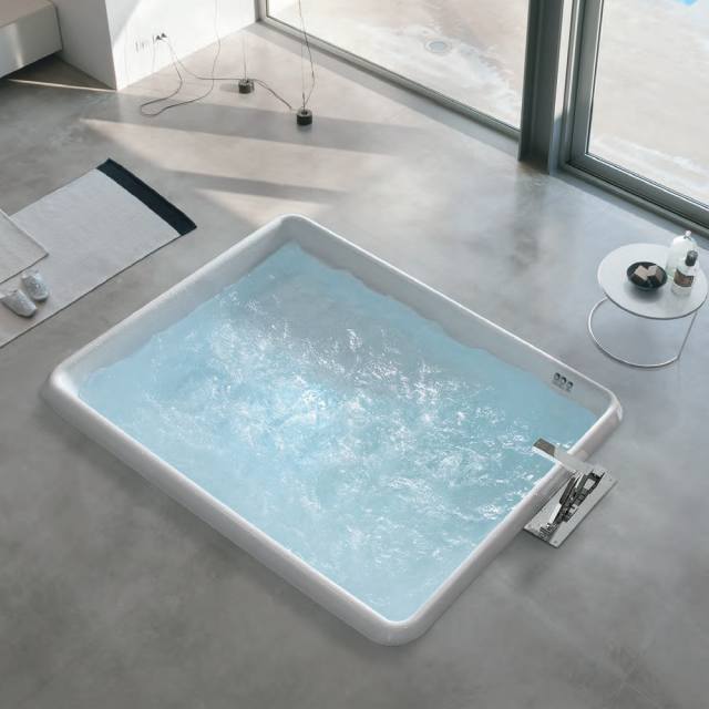 Eingebaute Whirlpool-Wanne Hafro Bolla R 2BOA7N6 | Edilceram Design