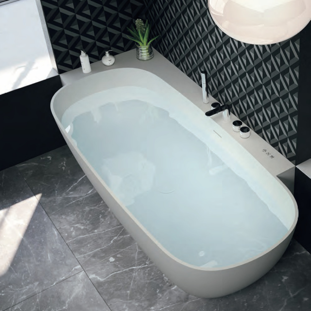 Ovale Whirlpool-Wanne Hafro Calle 2COA1N5 | Edilceram Design