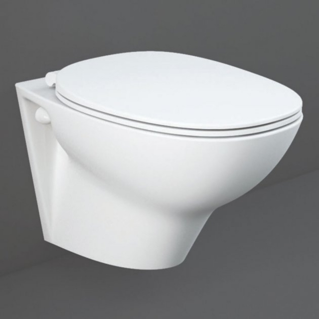 Randlose wandhängende Toilette Rak Morning MORWC1445AWHA | Edilceram Design